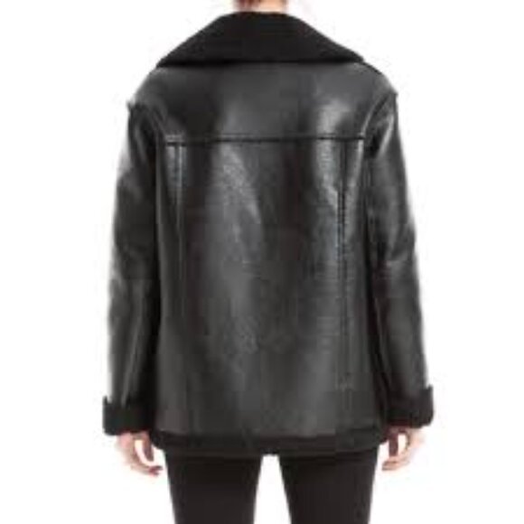 NWT Max Studio Women's Faux Leather Jacket - Picture 3 of 8
